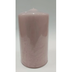 Świeczka Różowa Wys.15 cm ⌀...
