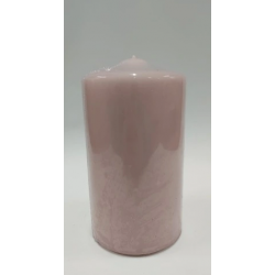 Świeczka Różowa Wys.18 cm ⌀...