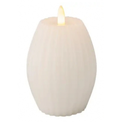 Świeca Kremowa Woskowa LED...