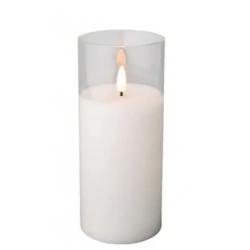 Świeca Biała W Szkle...