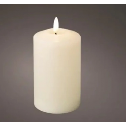 Świeca Kremowa Woskowa LED...