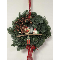 Wianek na drzwi naturalny...