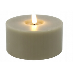 Świecznik Świeca LED Beżowy...