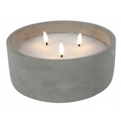 Świecznik Świeca LED Szara...