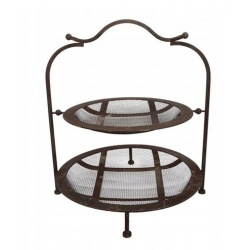 Piętrowa Etażerka Rdzawa...