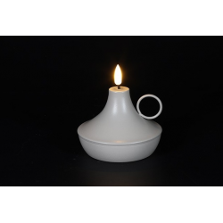 Świecznik Świeca LED Beżowy...