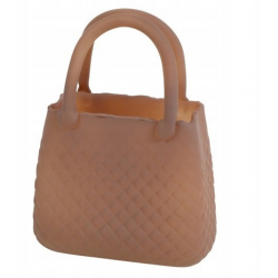 Wazon Szkło Brązowy Torebka...