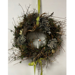 Wianek naturalny z gąską...