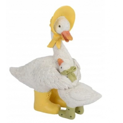 Figurka Dekoracja Biała Gęś...