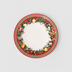 Talerz Porcelana Płaski...