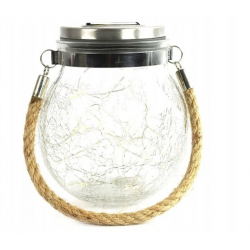 Lampion Solar LED Szklany...