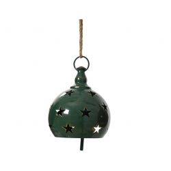 Dzwonek Ozdoba Zielony Wys....