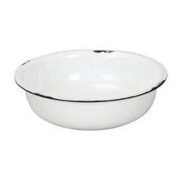 Miska Biała Emalia Ø 38 cm